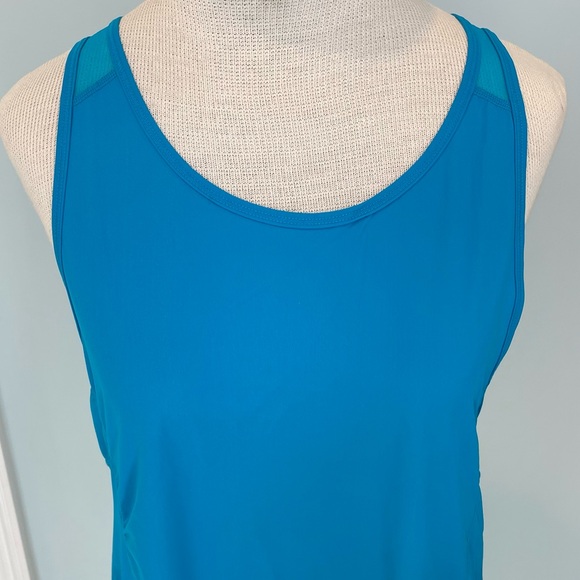 ZYIA Active Atomic Blue Panel Mesh Sport Tank Size Medium - Picture 3 of 8